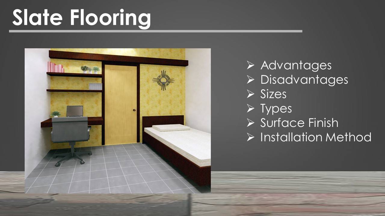 Slate Flooring-Pros, Cons, Types, Installation method