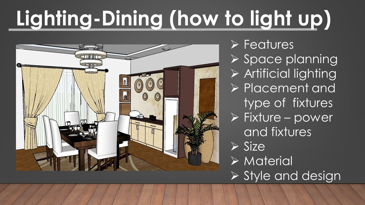 Points to Consider While Lighting the Dining Room/Space