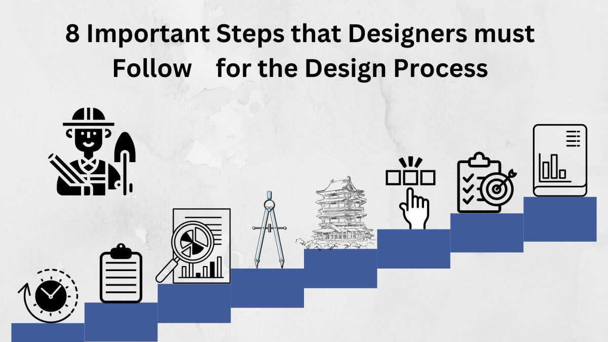 8 Important Steps that Designers must Follow for the Design Process